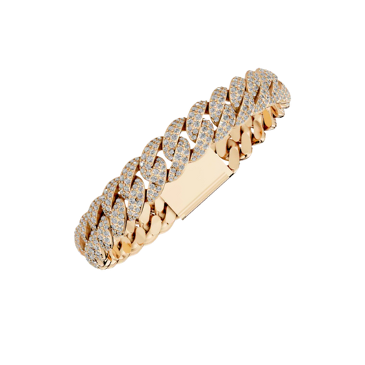 10MM ELEVATED HAVANA LINK ROSE GOLD