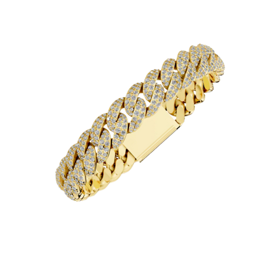 10MM ELEVATED HAVANA LINK GOLD