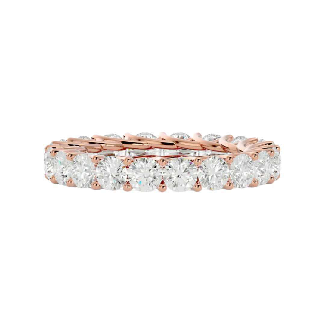 SINGLE ROW ETERNITY RING ROSE