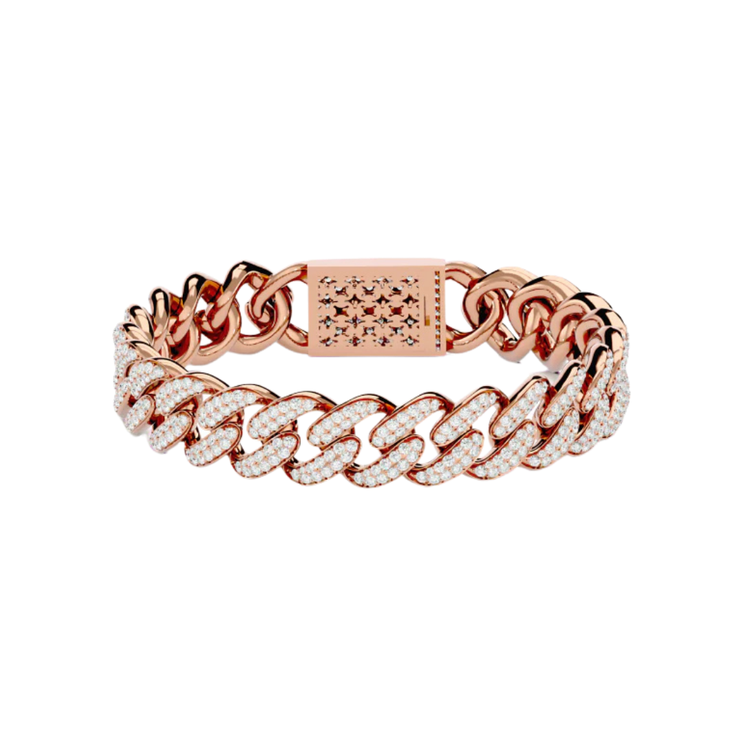 CLASSIC CUBAN BRACELET ROSE