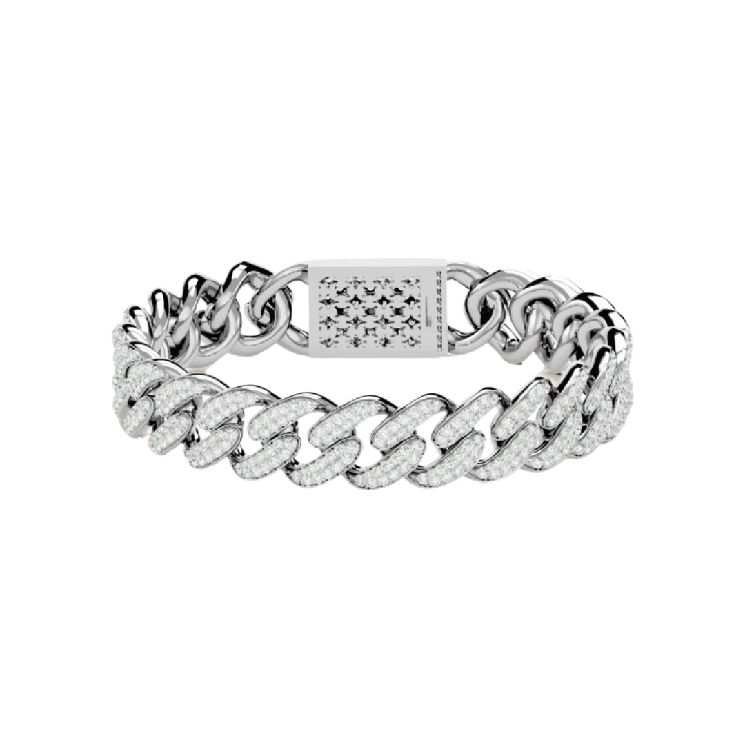 CLASSIC CUBAN BRACELET WHITE