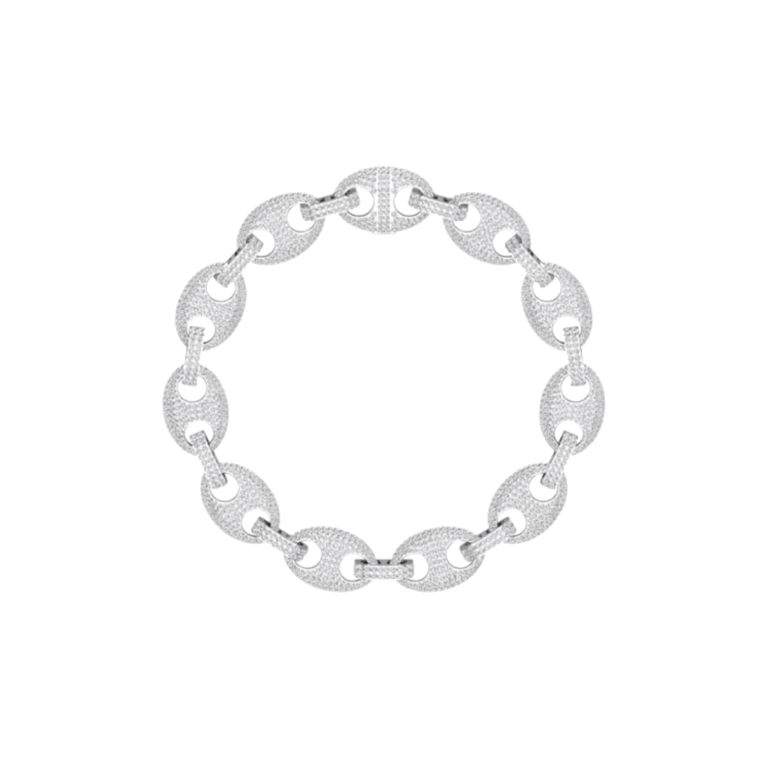 MIAMI LINK BRACELET WHITE