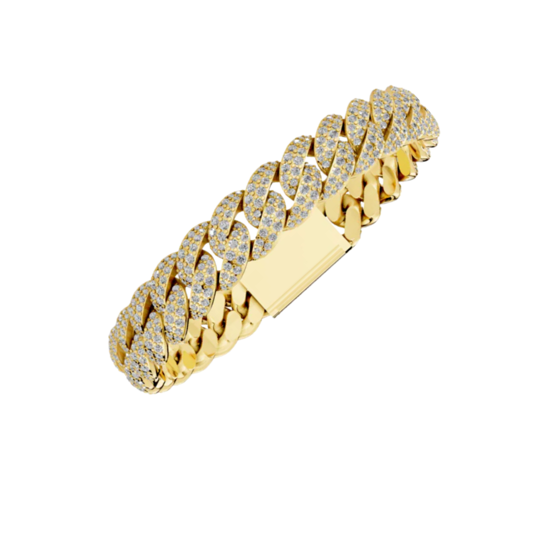 10MM ELEVATED HAVANA LINK GOLD