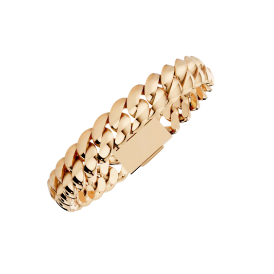 10MM SOLID HAVANA LINK ROSE GOLD