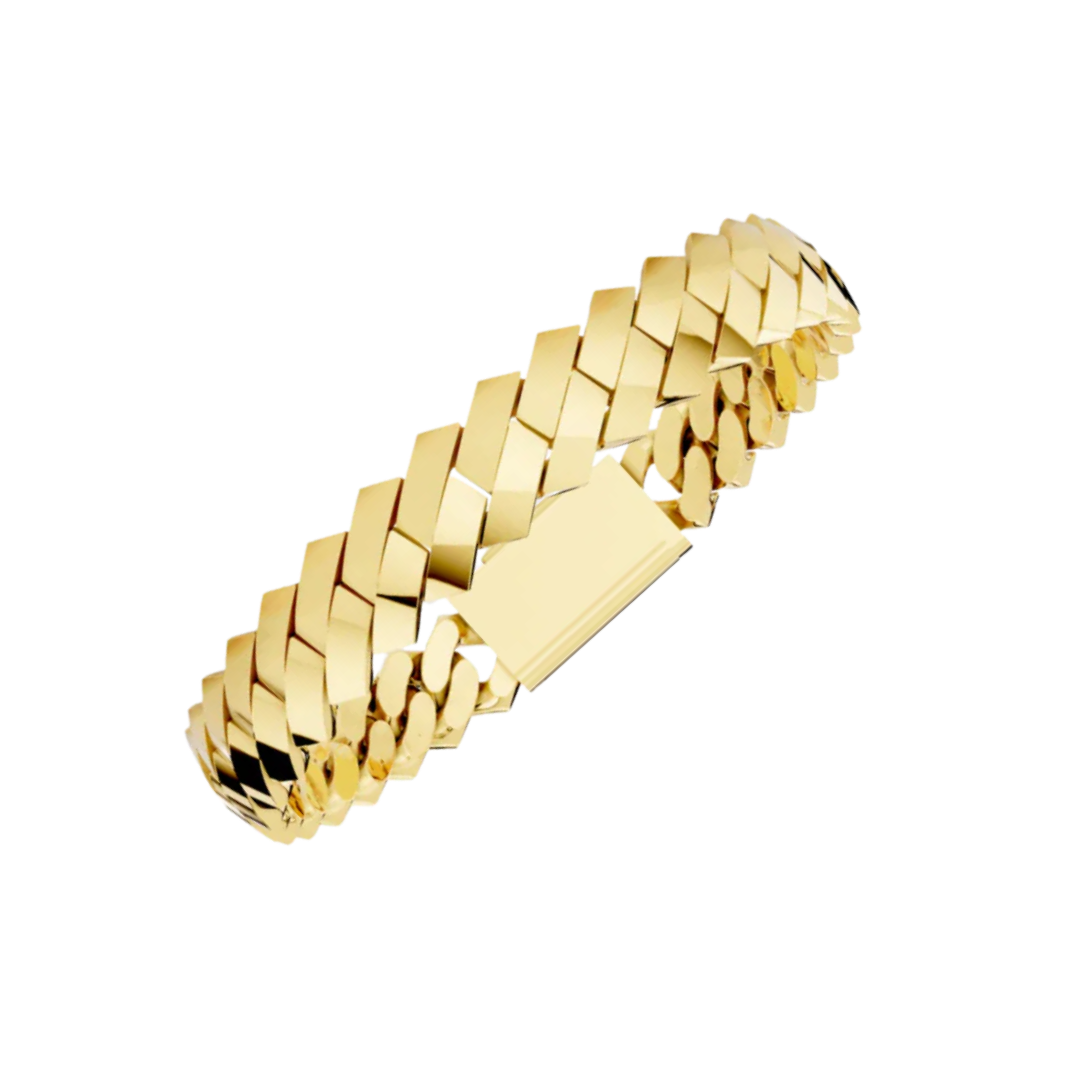 10MM SOLID ELEVATED HAVANA GOLD