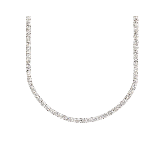 MICRO MIAMI CUBAN LINK CHAIN IN WHITE GOLD - 4MM