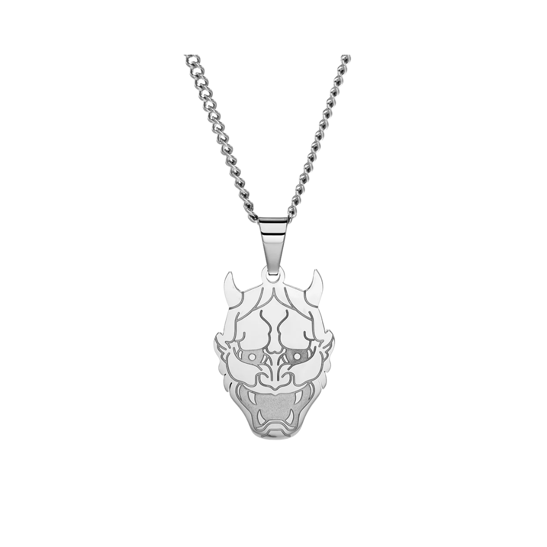 DEMON MODE PENDANT WITH CURB CHAIN