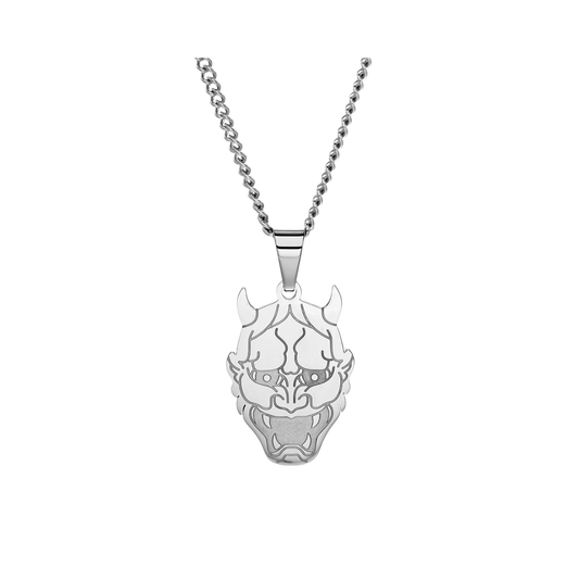 DEMON MODE PENDANT WITH CURB CHAIN