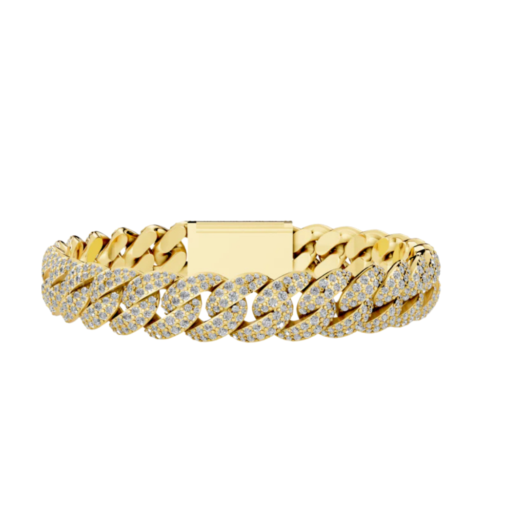10MM ELEVATED HAVANA LINK GOLD
