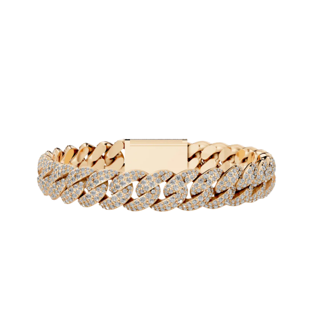 10MM ELEVATED HAVANA LINK ROSE GOLD
