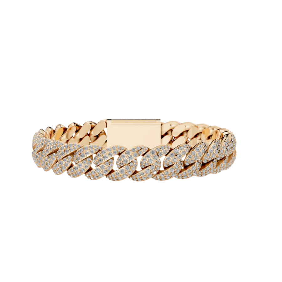 10MM ELEVATED HAVANA LINK ROSE GOLD