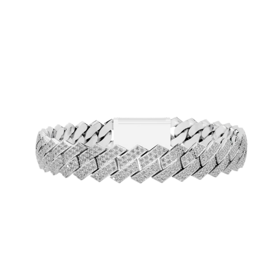 10MM ELEVATED HAVANA LINK SILVER