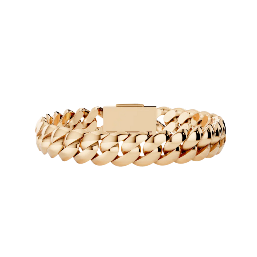 10MM SOLID HAVANA LINK ROSE GOLD