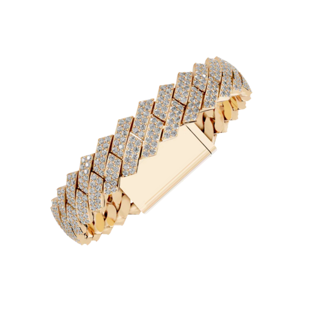 12MM ELEVATED HAVANA LINK ROSE GOLD