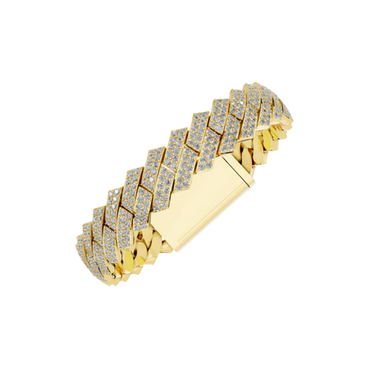 12MM ELEVATED HAVANA LINK GOLD