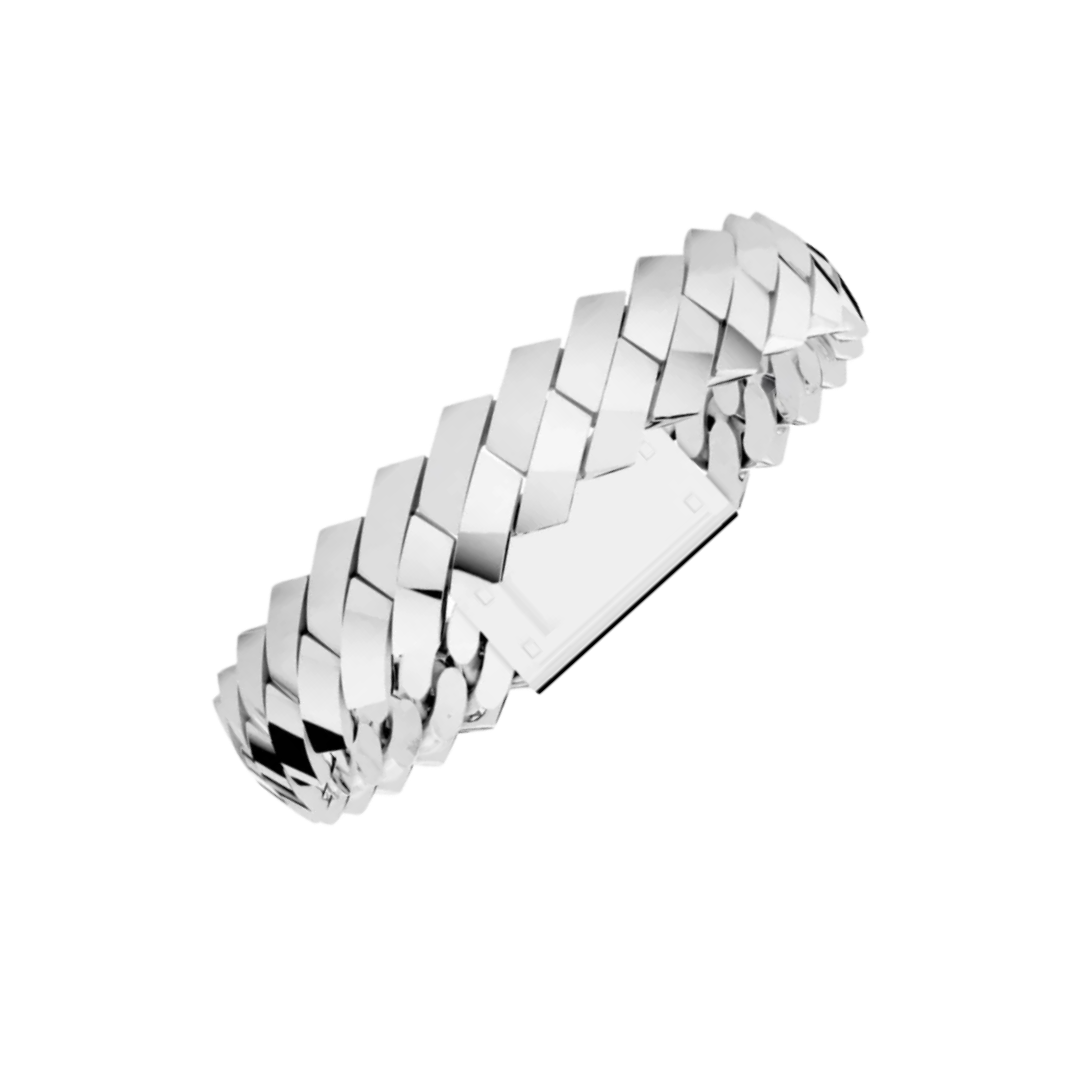 12MM SOLID ELEVATED HAVANA SILVER