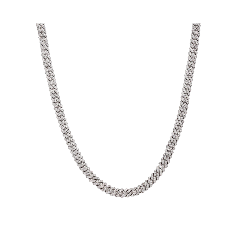 MICRO PRONG HAVANA CHAIN SILVER 6MM