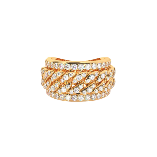 SUPER CUBAN RING YELLOW