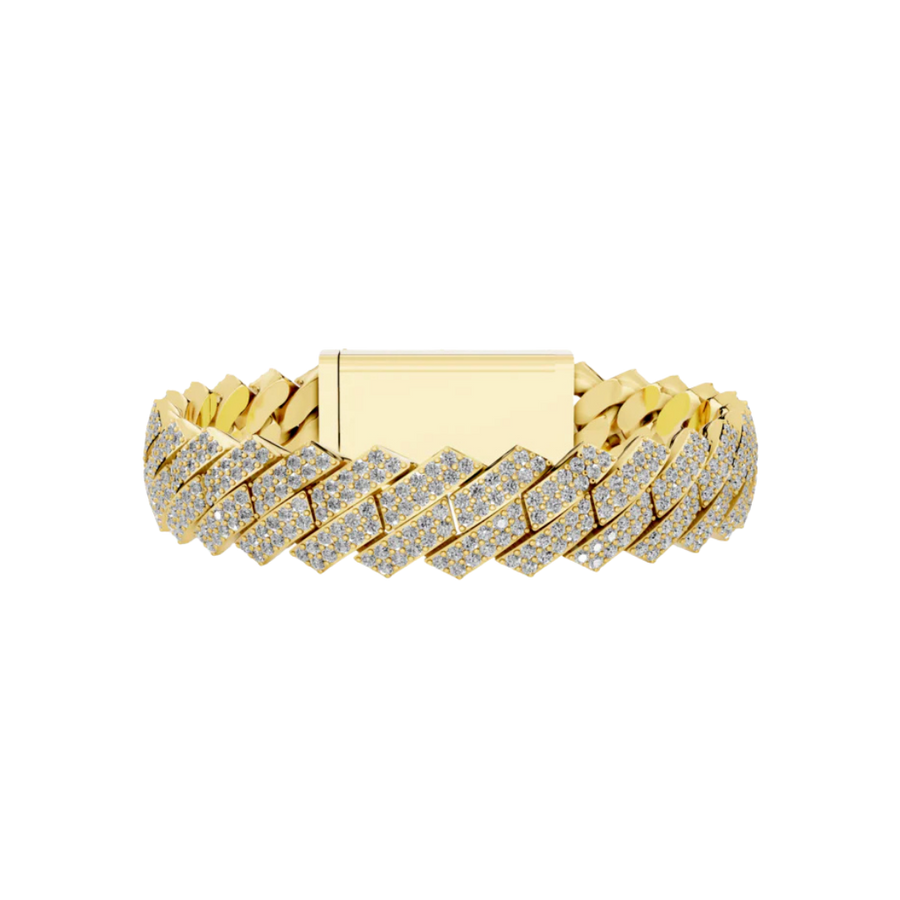 12MM ELEVATED HAVANA LINK GOLD