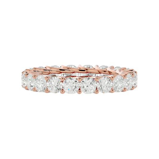 SINGLE ROW ETERNITY RING ROSE