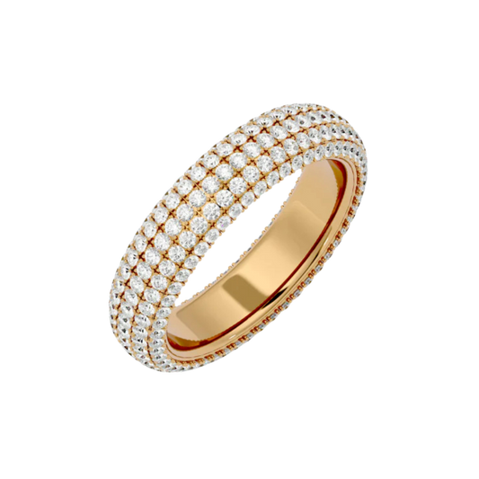 5 LAYER ETERNITY RING YELLOW
