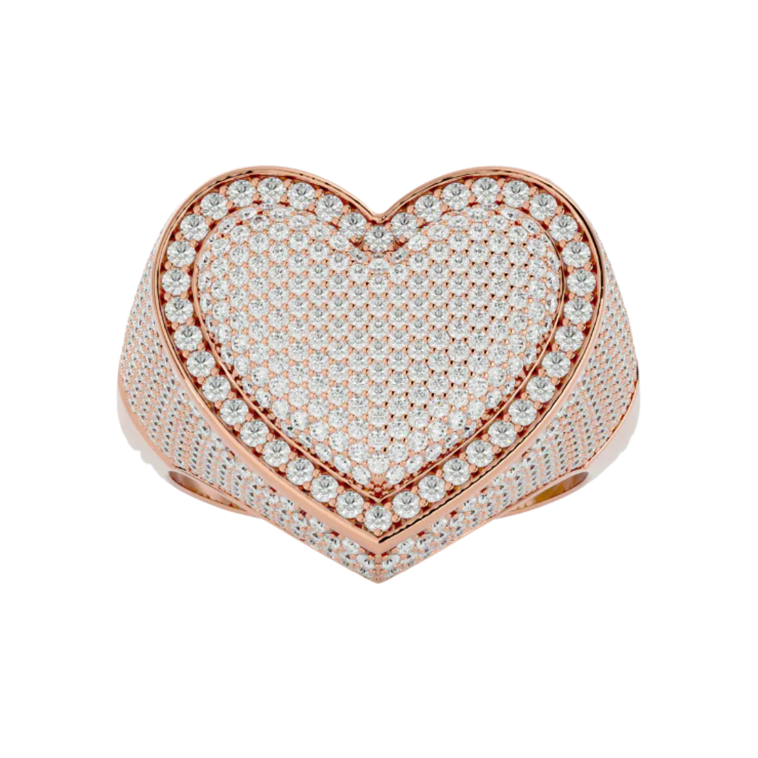 HEART RING ROSE