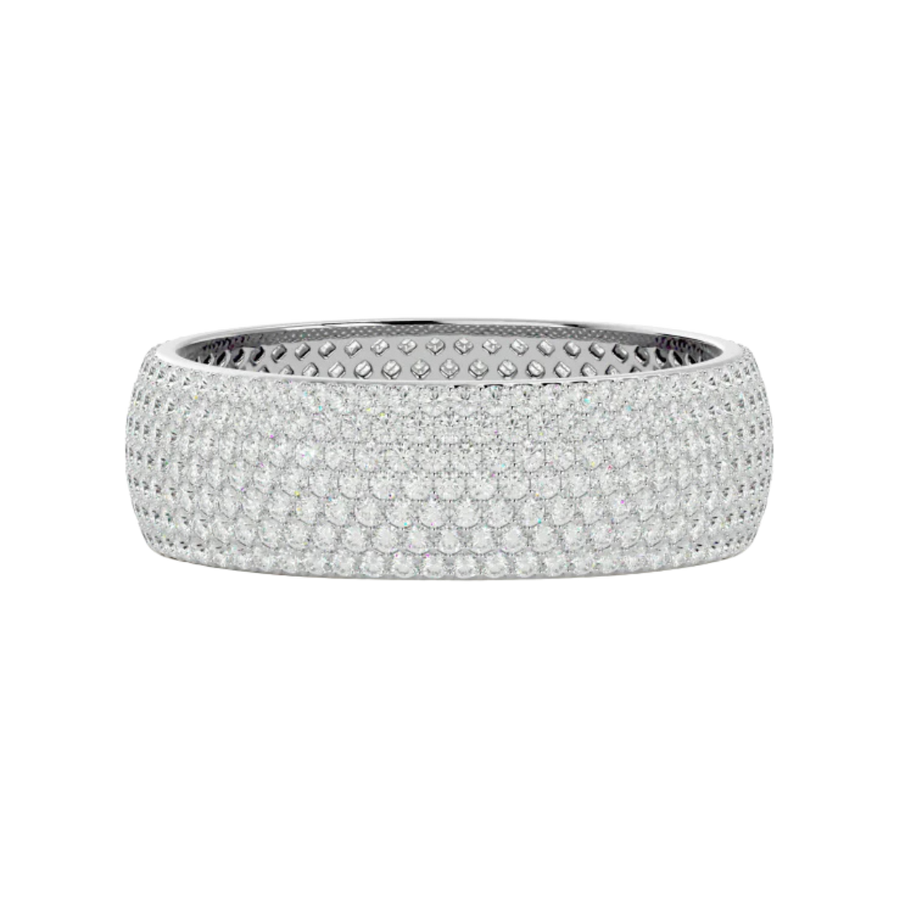SEVEN ROW INFINITY BAND SILVER