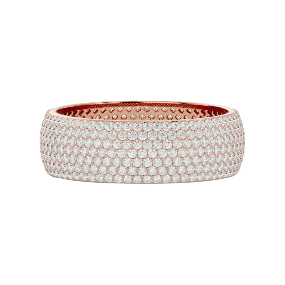 SEVEN ROW INFINITY BAND ROSE GOLD