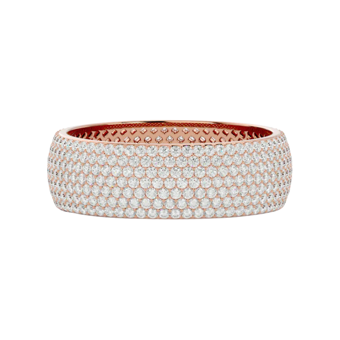 SEVEN ROW INFINITY BAND ROSE GOLD