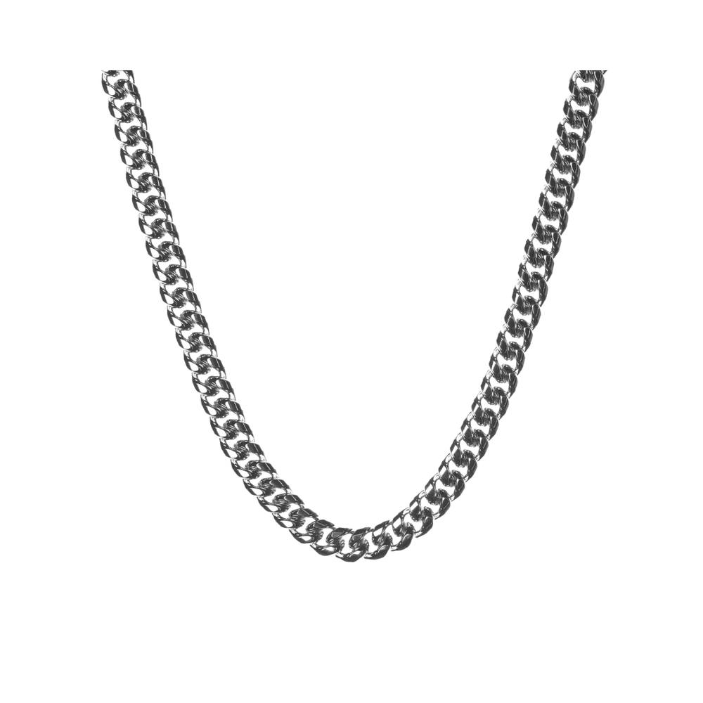 SOUTH BEACH LINK CHAIN SILVER 12MM