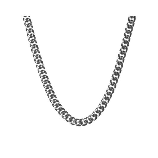 MIAMI CUBAN LINK CHAIN IN WHITE GOLD - 12 MM