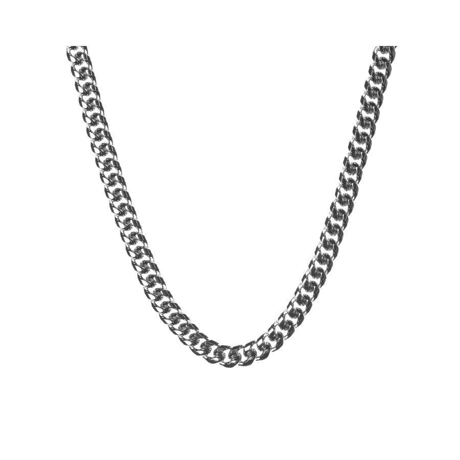 SOUTH BEACH LINK CHAIN SILVER 12MM