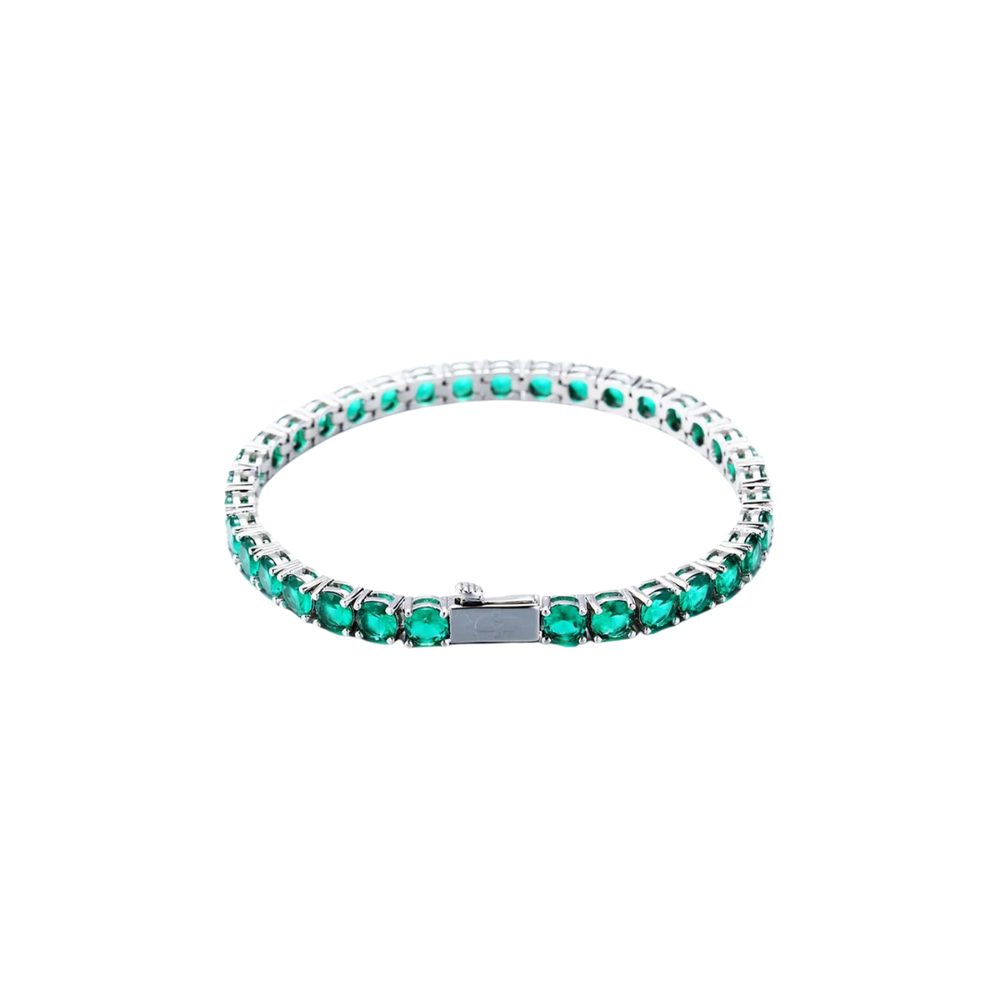 EMERALD COURT BRACELET SILVER 5MM