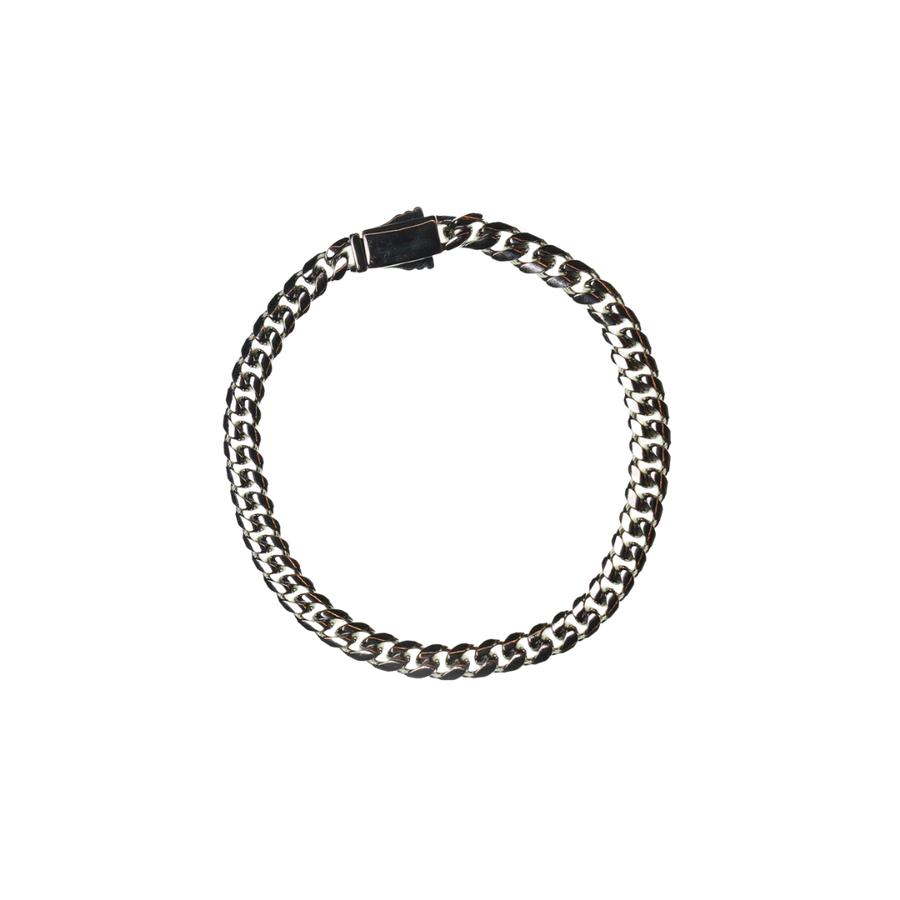 SOUTH BEACH LINK BRACELET SILVER 6MM