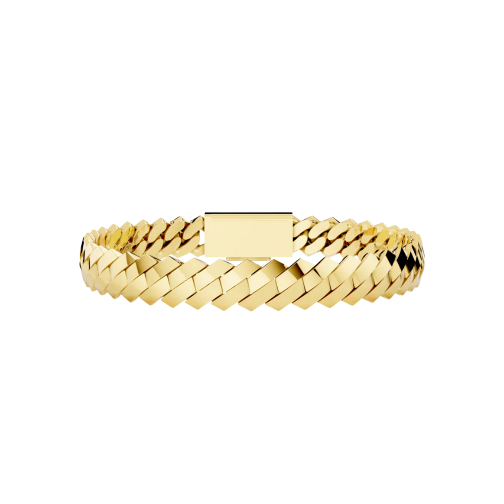 8MM SOLID ELEVATED HAVANA GOLD