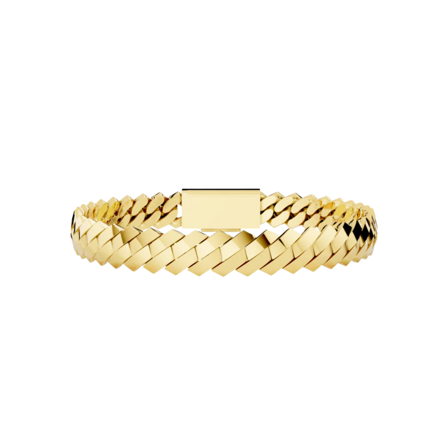 8MM SOLID ELEVATED HAVANA GOLD