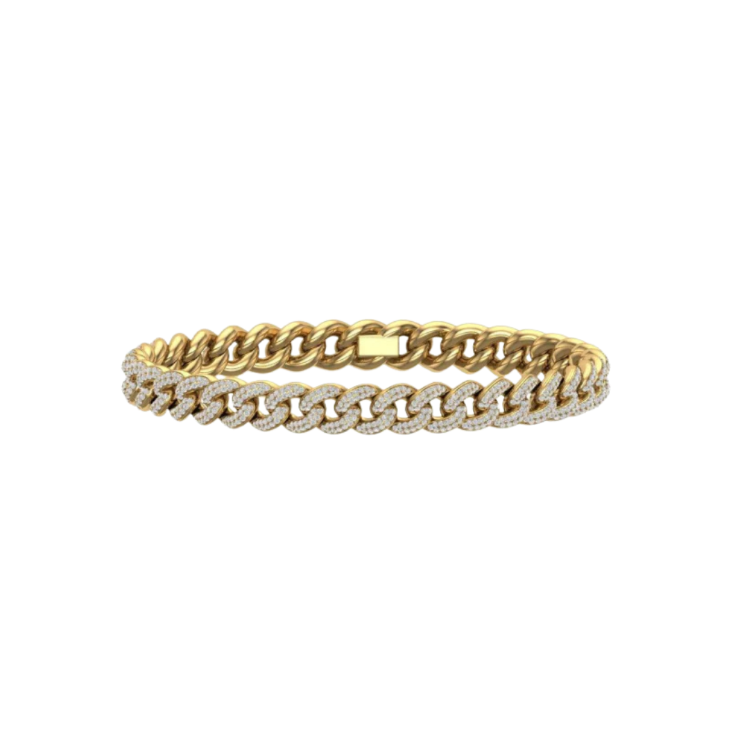 9MM HAVANA LINK GOLD