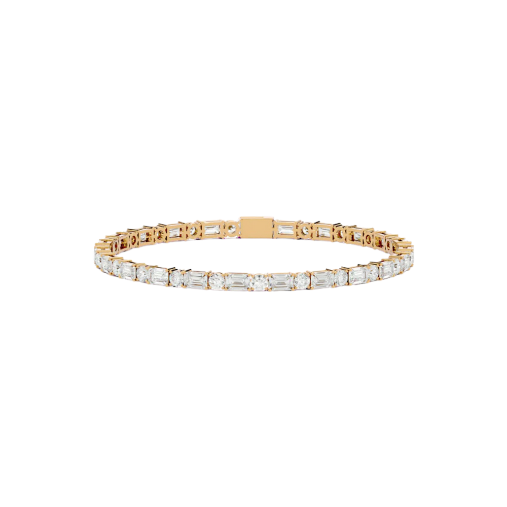 STEPPED COURT BRACELET GOLD