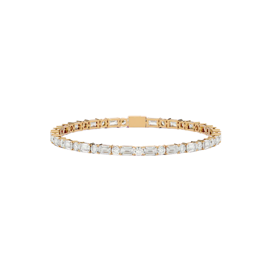 STEPPED COURT BRACELET GOLD