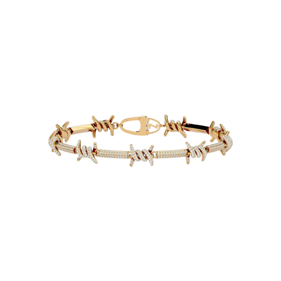 THORN LINK BRACELET GOLD