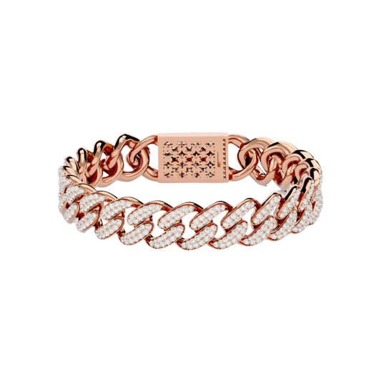 CLASSIC CUBAN BRACELET  ROSE