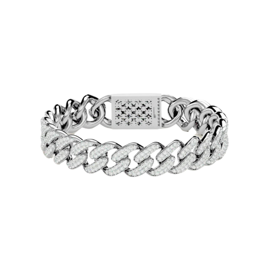 CLASSIC CUBAN BRACELET WHITE