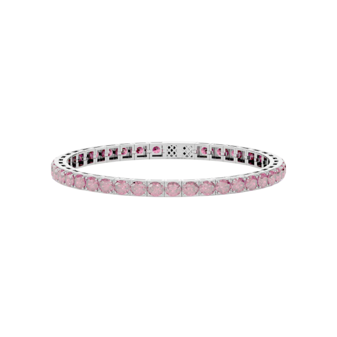 PINK TENNIS BRACELET 4MM
