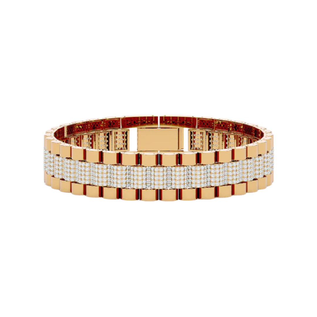EXECUTIVE LINK BRACELET GOLD