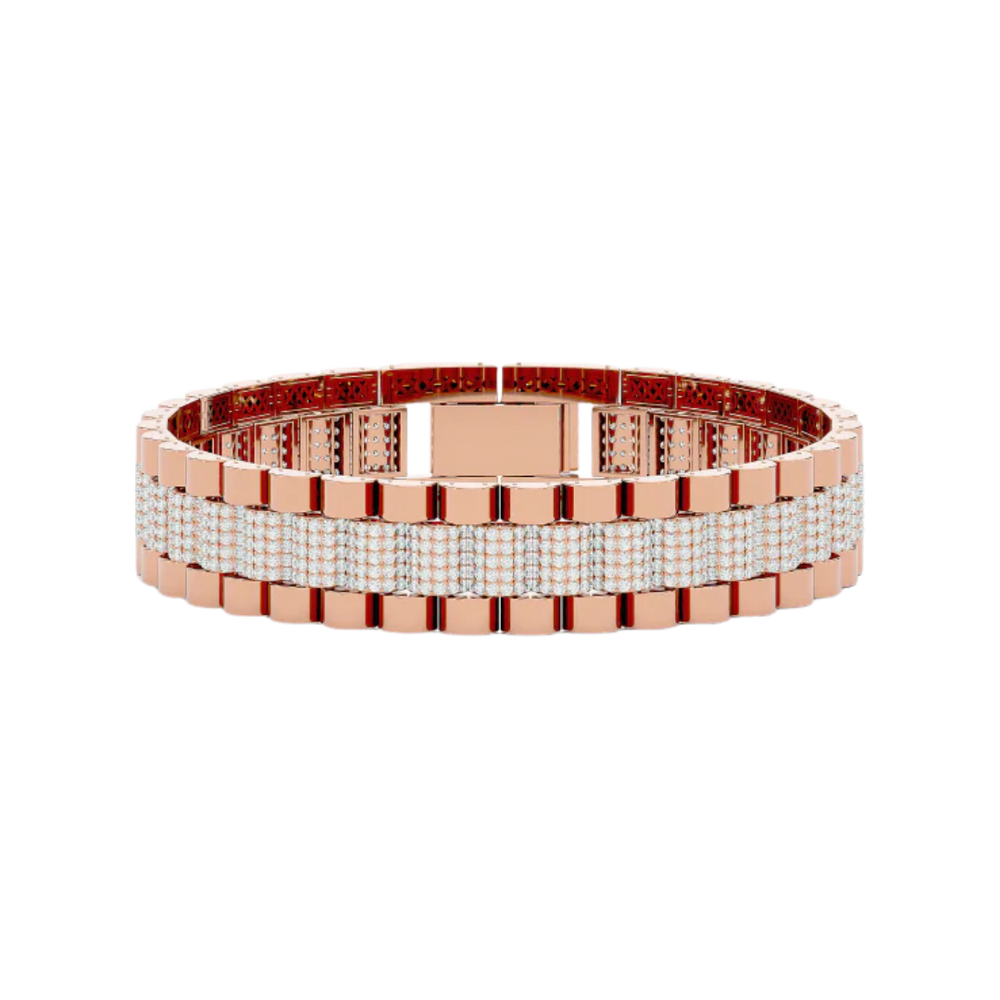 EXECUTIVE LINK BRACELET ROSE GOLD