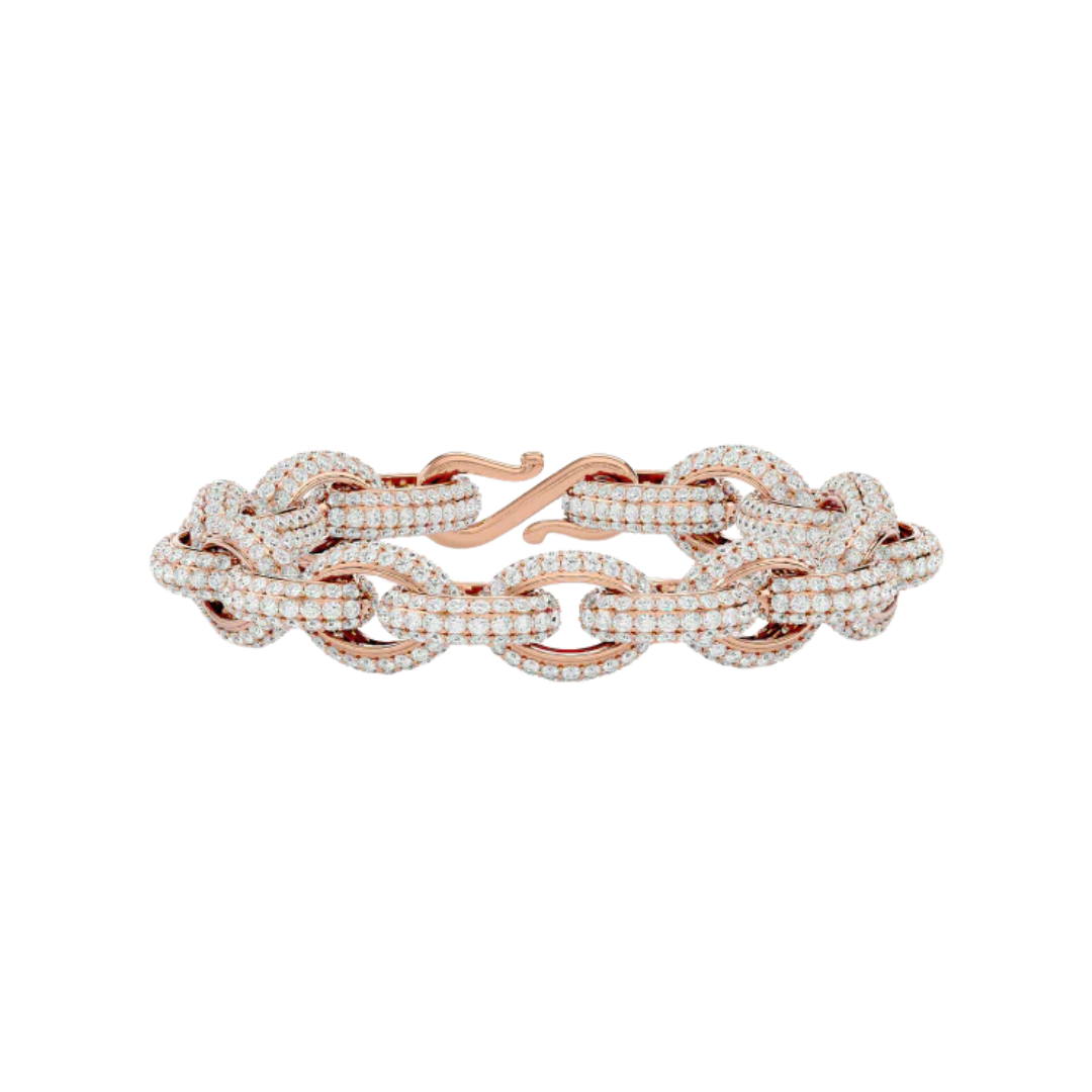 BELCHER CHAIN BRACELET ROSE GOLD