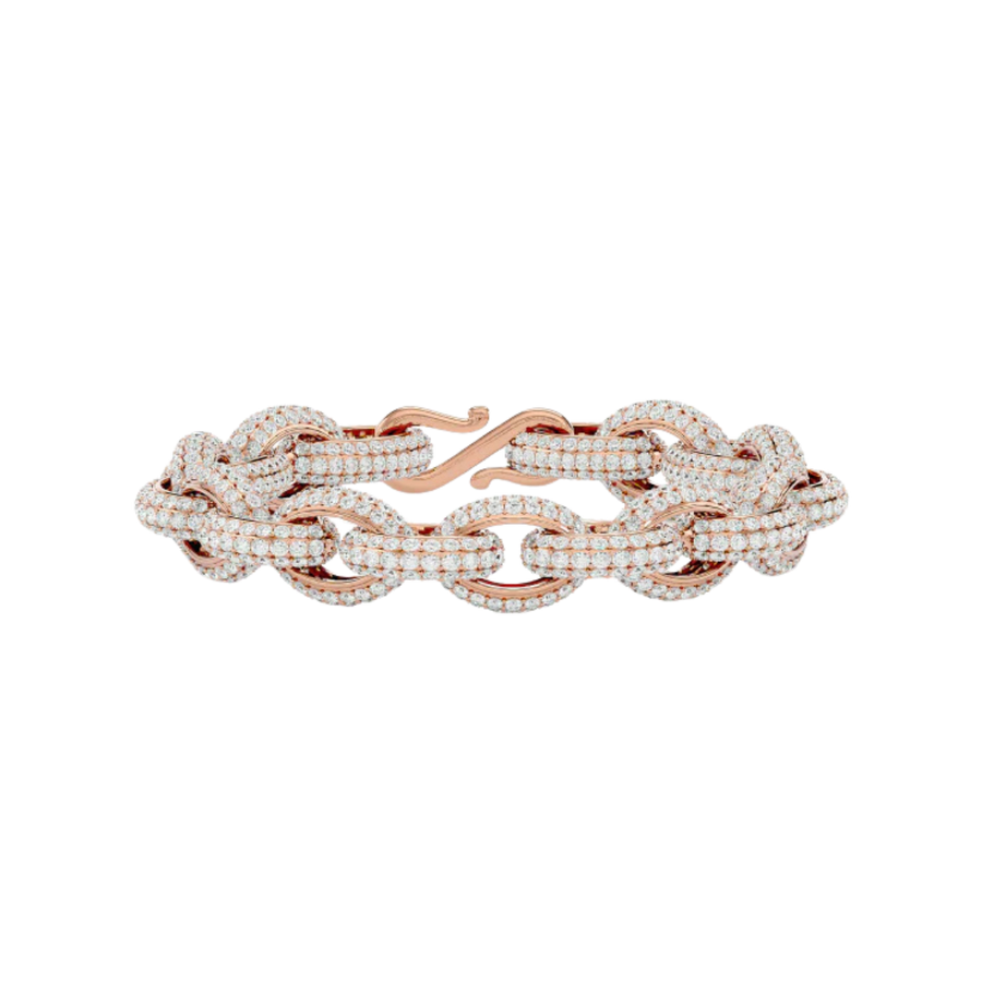 BELCHER CHAIN BRACELET ROSE GOLD