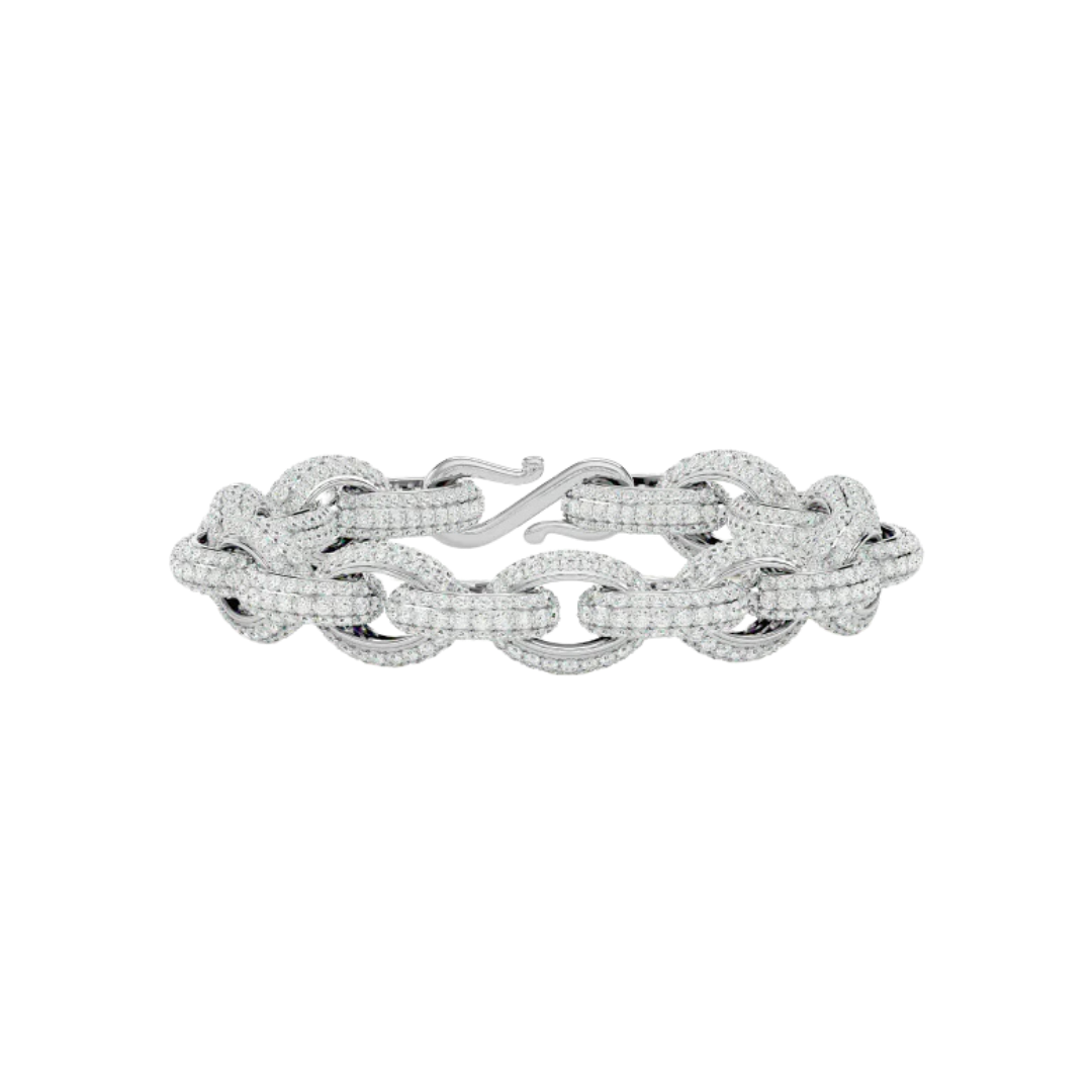 ROLO LINK BRACELET WHITE