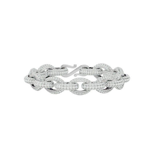 ROLO LINK BRACELET WHITE