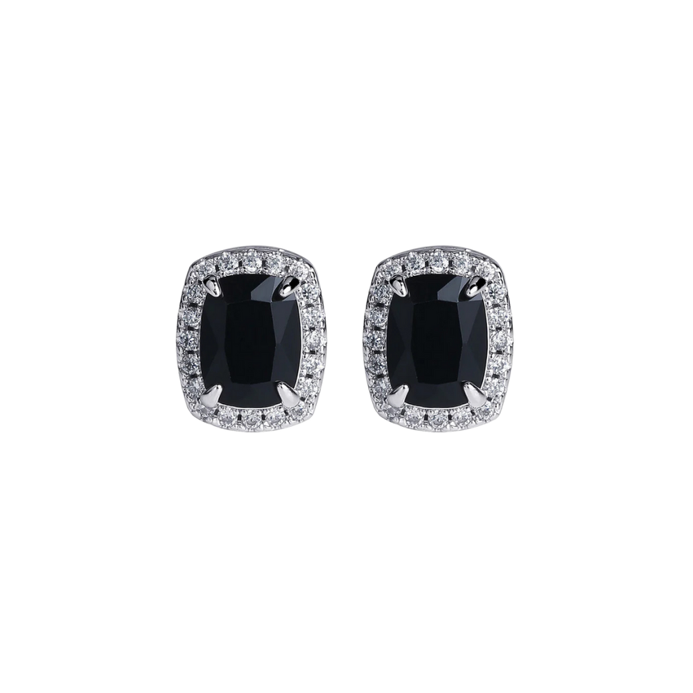 ONYX POST EARRING